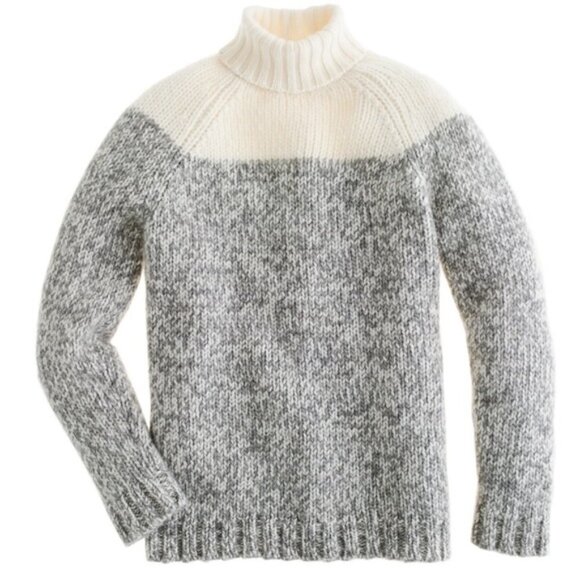 J. Crew Colorblock Wool Sweater - Picture 10 of 10